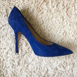 Blue suede pumps - Boutique 9